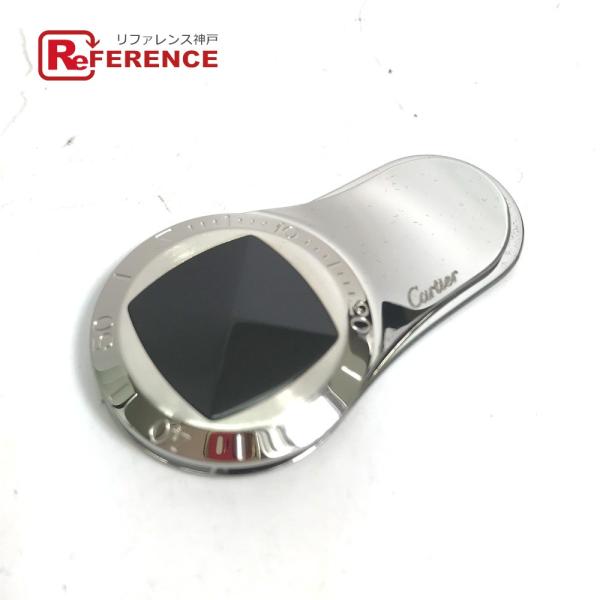 未使用 CARTIER カルティエ パシャ シータイマー 財布 マネークリップ シルバー メンズ【中...