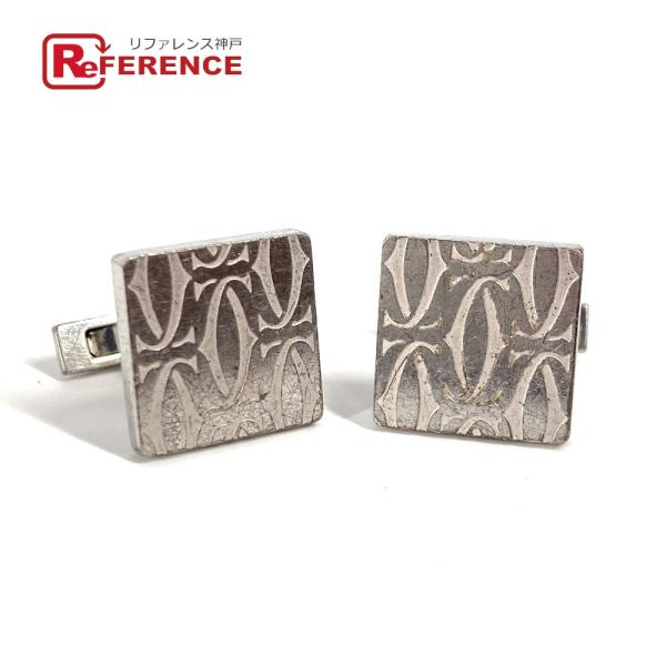 CARTIER カルティエ ロゴ アクセサリー カフス シルバー メンズ【中古】