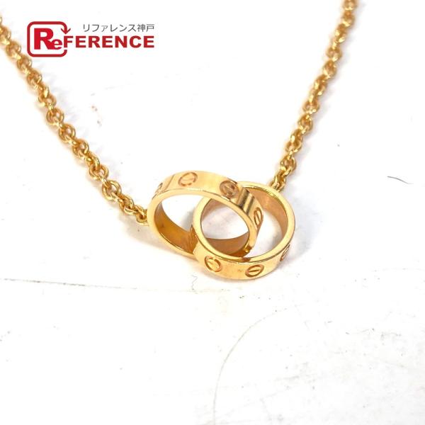 CARTIER カルティエ K18YG ベビーラブ チェーン アクセサリー ネックレス ゴールド レ...