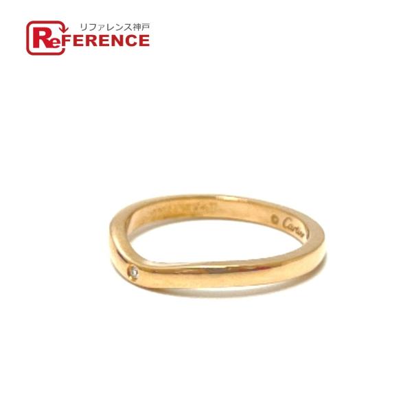 美品 CARTIER カルティエ K18PG バレリーナ 3P リング・指輪 ゴールド レディース【...