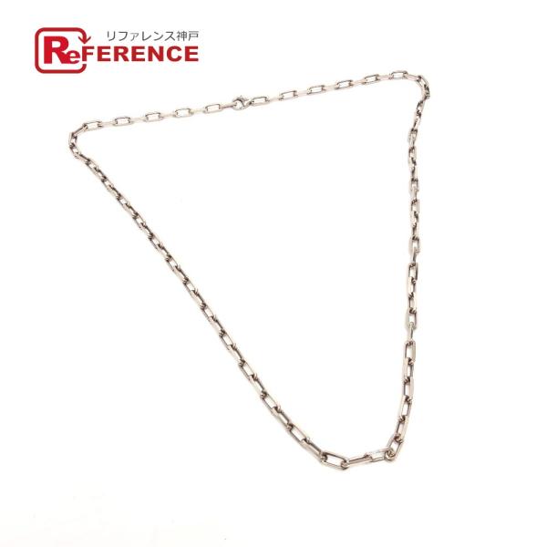 CARTIER カルティエ K18WG サントスドゥ カルティエ 55cm チェーン ネックレス ア...
