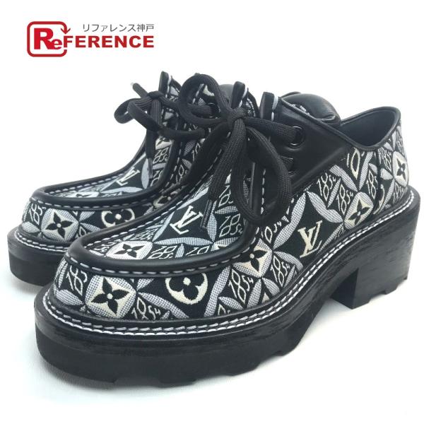 新品 LOUIS VUITTON ルイヴィトン 1A8D3E LVボブールライン ダービー チャンキ...