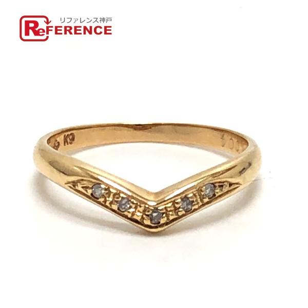 jewelry ジュエリー Ｋ9 D0.04ct アクセサリー ダイヤモンド V字 イエローゴールド...