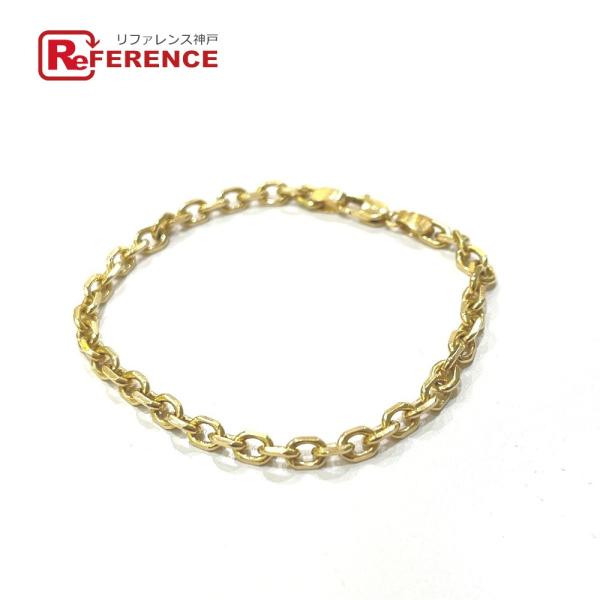 jewelry ジュエリー K18YG チェーン ブレスレット ゴールド レディース【中古】
