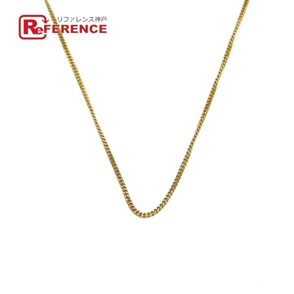 jewelry ジュエリー K18YG 二面喜平 チェーン ネックレス ゴールド レディース【中古】