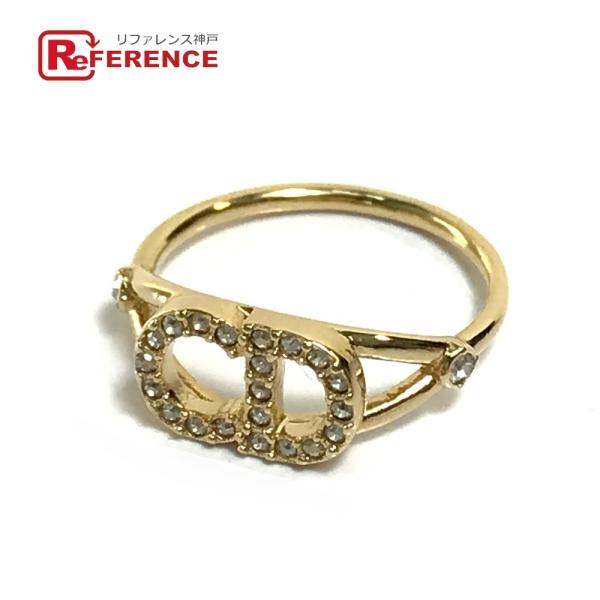 新品同様 Dior ディオール CDロゴ クリスタル CLAIR D LUNE アクセサリー リング...