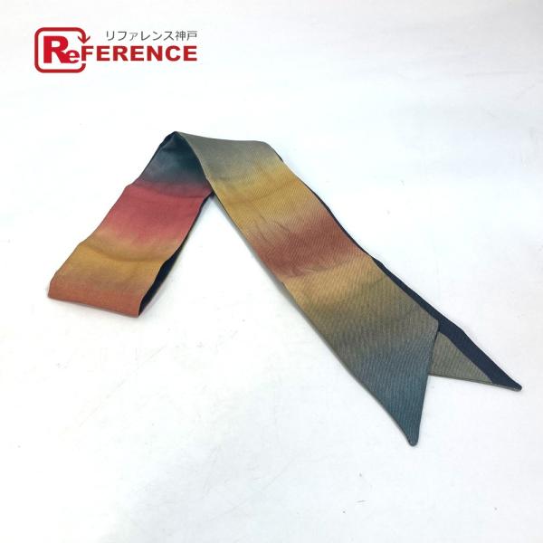 Dior ディオール タイダイ ロゴ ミッツア バンドースカーフ スカーフ シルク マルチカラー レ...