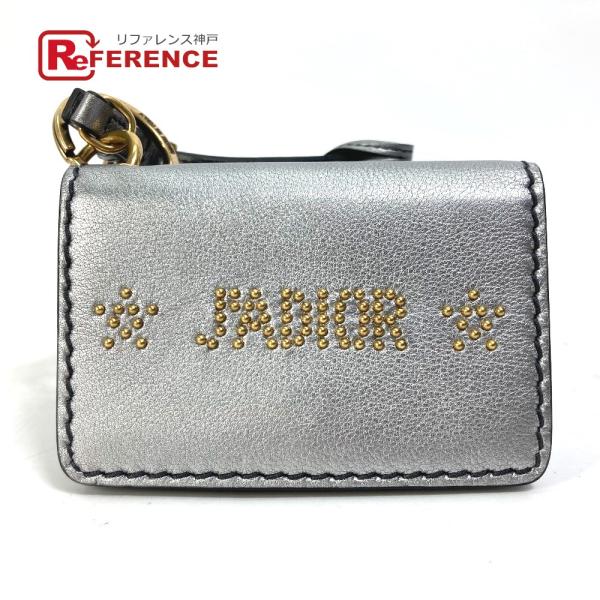 Dior ディオール パスケース 名刺入れ J’ADIOR  スタッズ キーホルダー バッグチャーム...