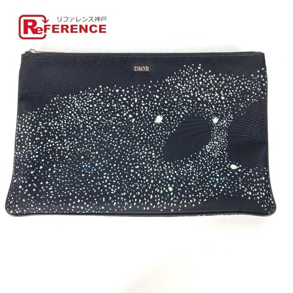 Dior ディオール ロゴ ポーチ ピータードイグ  PETER DOIG クラッチバッグ ブラック...