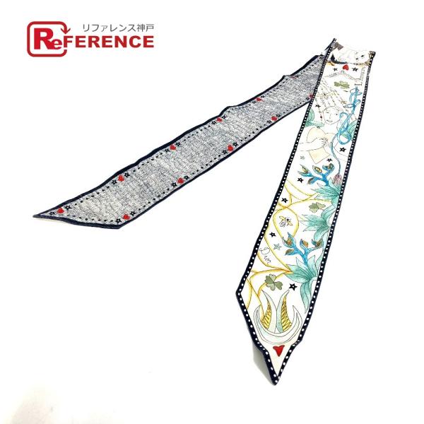 Dior ディオール ハート柄 ミッツア バンドースカーフ スカーフ シルク マルチカラー レディー...