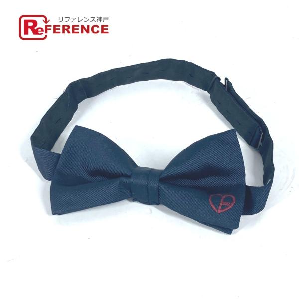 新品同様 Dior ディオール CDロゴ ハート 蝶ネクタイ アクセサリー ネクタイ ネイビー メン...