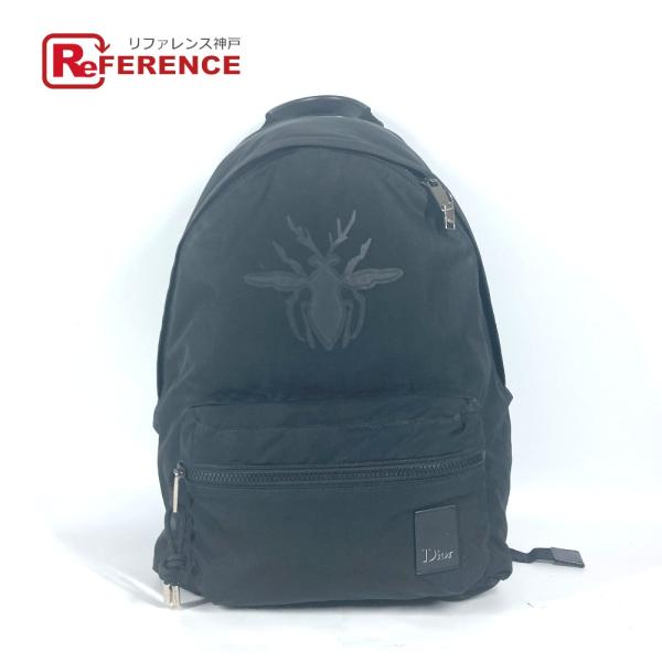 Dior ディオール ロゴ バックパック カバン BEE 蜂 リュックサック ブラック ユニセックス...