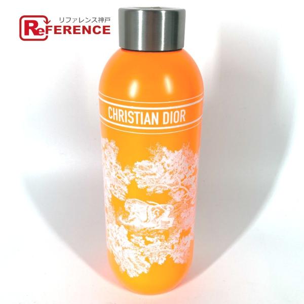 未使用 Dior ディオール トワルドゥジュイ ウォーターボトル 水筒 タンブラー オレンジ レディ...