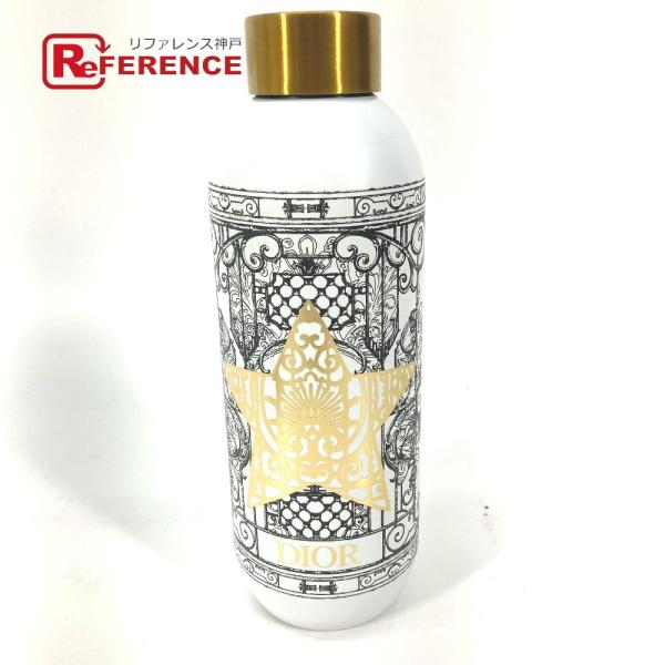 未使用 Dior ディオール ロゴ 水筒 ウォーターボトル  コップ 食器 タンブラー ホワイト レ...
