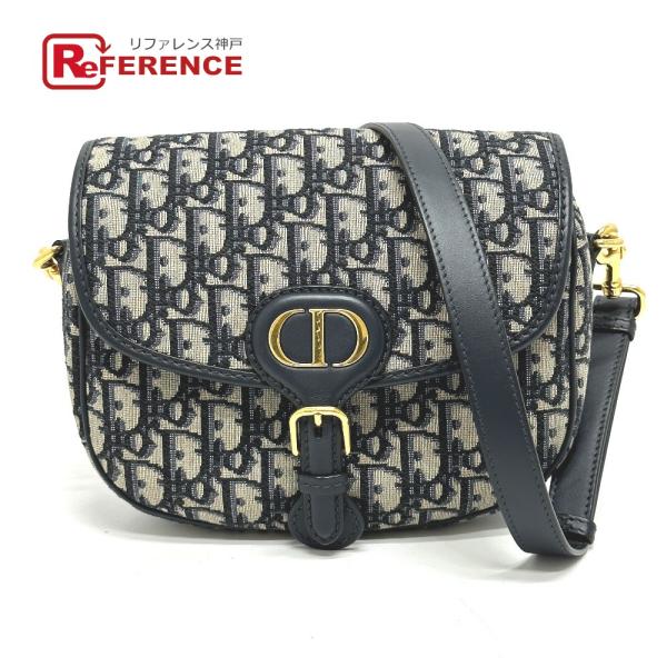 Dior ディオール CD カナージュ カロ チェーン ショルダーバッグ レザー グレー レディース...