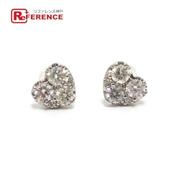 jewelry ジュエリー Pt900 D0.50ct D0.50ct ハート ダイヤピアス ピアス...