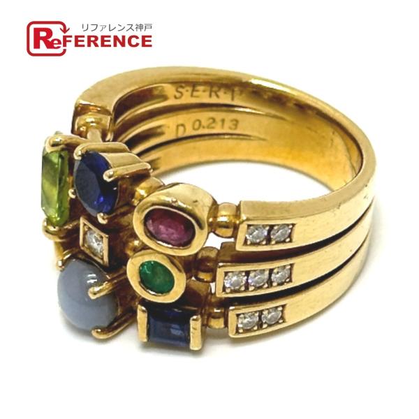 jewelry ジュエリー S・E・R・P　D0.213ct ダイヤ アクセサリー K18 リング・...