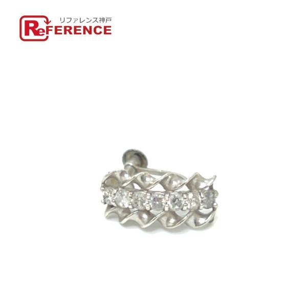 jewelry ジュエリー Pt900 ダイヤ 片方 イヤリング シルバー レディース【中古】