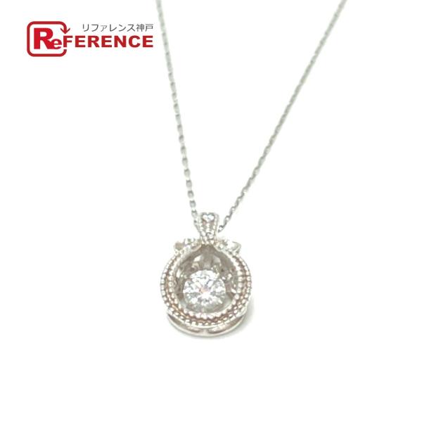 jewelry ジュエリー K18WG K10WG ダイヤ D0.15ct チェーン ネックレス シ...
