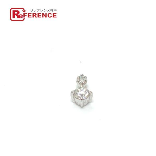 jewelry ジュエリー 2Pダイヤ 金刻印無 ペンダントトップ シルバー レディース【中古】