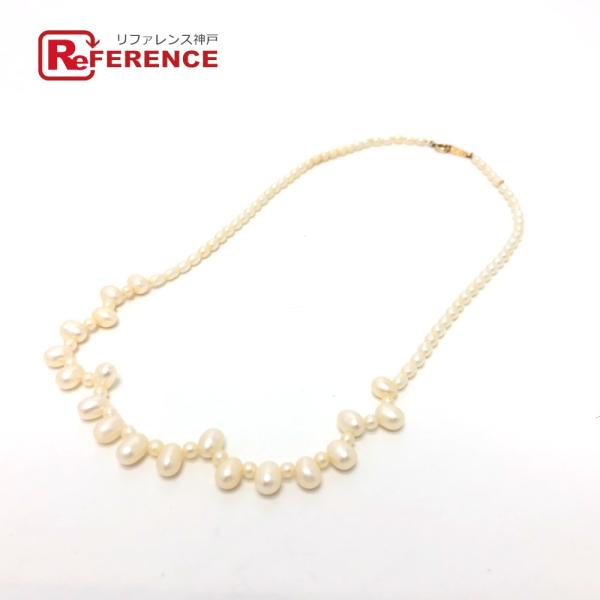 TASAKI タサキ 淡水バロックパール アクセサリー 真珠 ネックレス ホワイト レディース【中古...