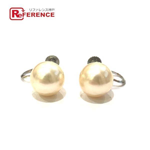 jewelry ジュエリー K14WG パール9mm イヤリング ホワイト レディース【中古】
