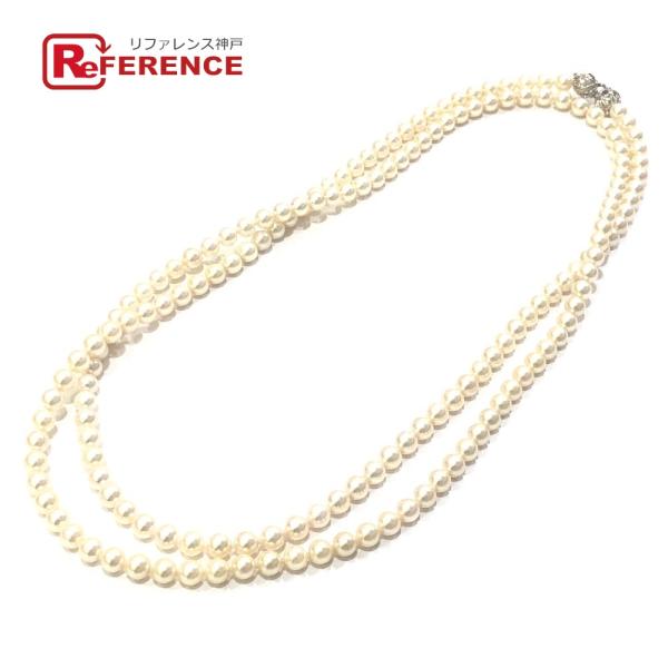 jewelry ジュエリー パール 7mm〜7.5ｍｍ ロング ネックレス ホワイト レディース【中...