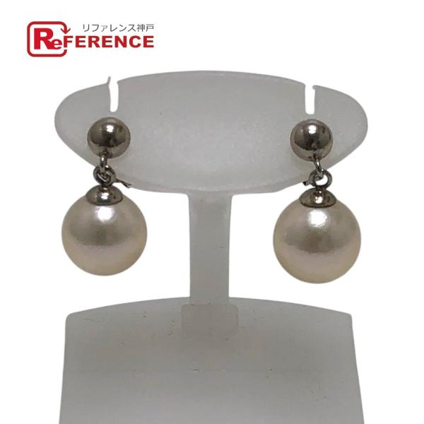 jewelry ジュエリー Pt900 キャッチ パール アクセサリー 真珠 ドロップピアス 両耳 ...