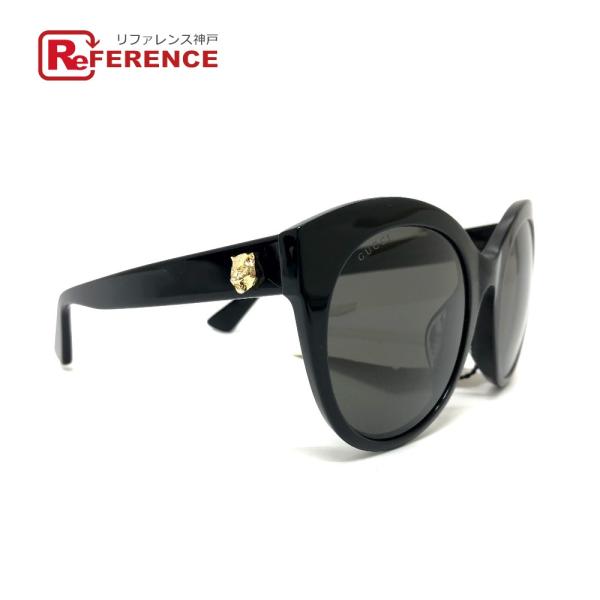 未使用 GUCCI グッチ GG0028SA アジアンモデル サングラス ブラック レディース【中古...