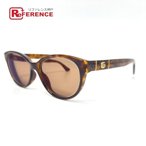 GUCCI グッチ GG0633O GGマーモント 度あり 眼鏡 メガネ サングラス ブラウン レデ...