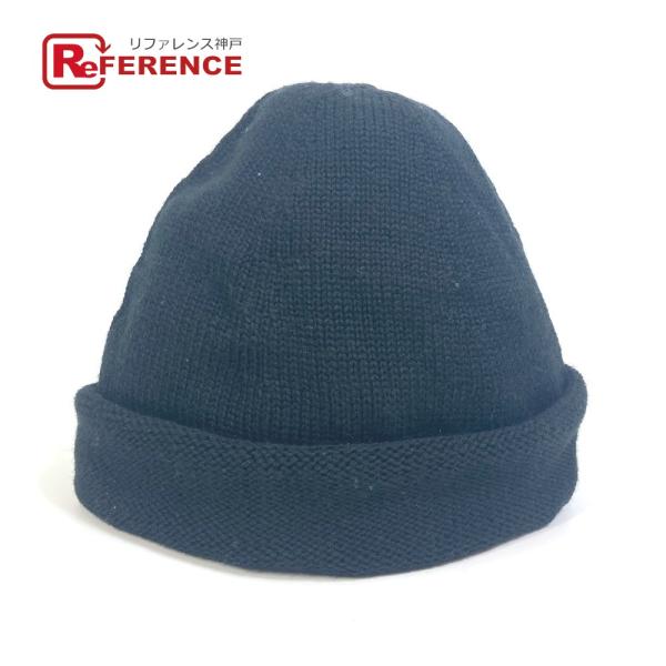 GUCCI グッチ シェリーライン ビーニー ニットキャップ 帽子 ニット帽 ウール ブラック メン...