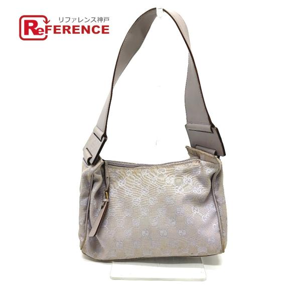 GUCCI グッチ 92699 GGキャンバス カバン ショルダーバッグ パープル レディース【中古...
