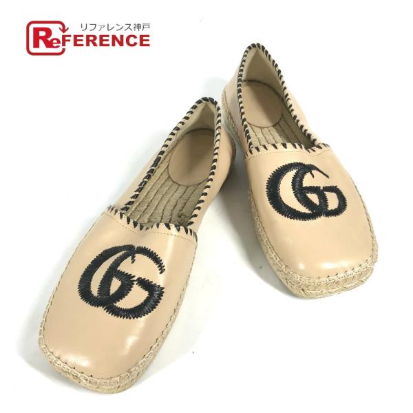 GUCCI グッチ 602508 GG スリッポン 靴 シューズ スリッポン エスパドリーユ ブラッ...