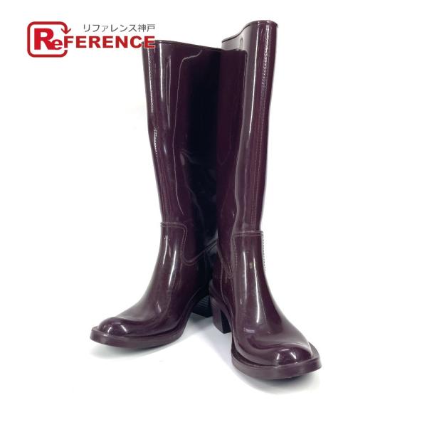 GUCCI グッチ インターロッキングG GGロゴ レインブーツ ロング 靴 長靴 レインシューズ ...