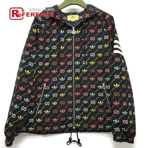 美品 GUCCI グッチ 722262 ZALAT ダウン ロゴ 総柄 ダウンジャケット マルチカラ...