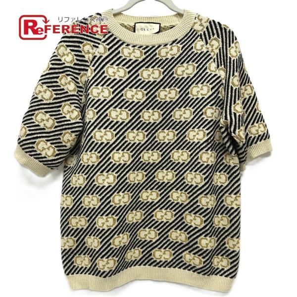 GUCCI グッチ GA37394 ラメ GG柄 アパレル ワンピース ホワイト レディース【中古】