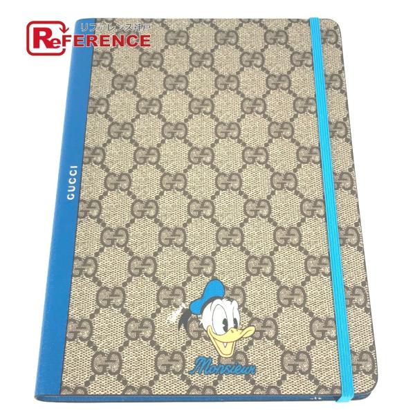 未使用 GUCCI グッチ ドナルドダック GGスプリーム ノート メモ帳 ステーショナリー ディズ...