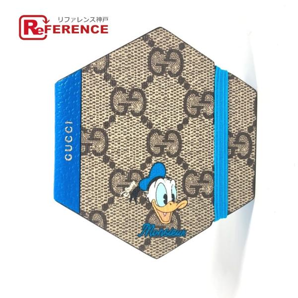 未使用 GUCCI グッチ ドナルドダック ノート メモ帳 付箋 GGスプリーム 六角形 ディズニー...