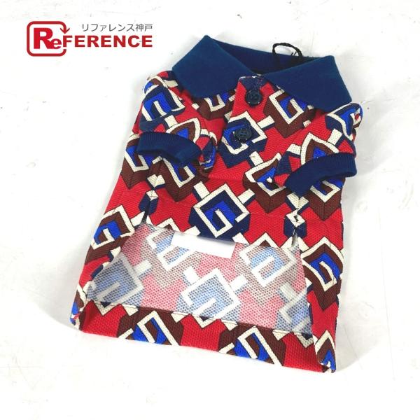 未使用 GUCCI グッチ 695744 ロゴ ペット服 GG ジオメトリック 犬用 ドッグ 犬 ワ...