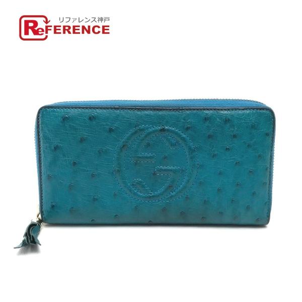 GUCCI グッチ 308004 ラウンドファスナー長財布 ロゴ ソーホー タッセル付き 長財布（あ...
