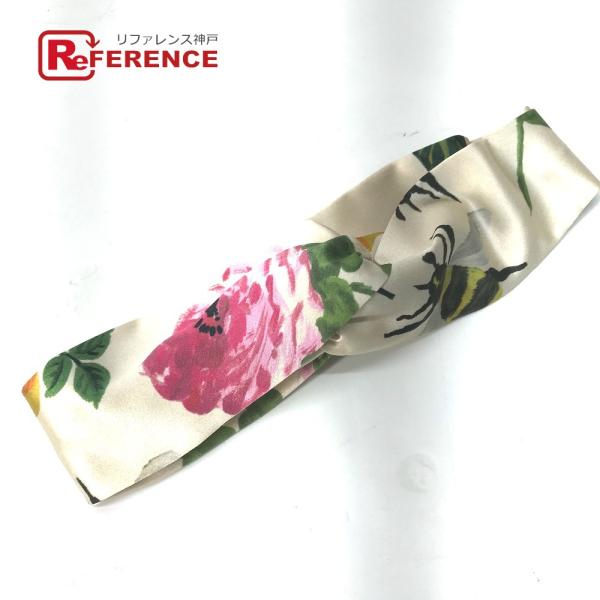 GUCCI グッチ 435528 フローラ 花柄 フラワー ヘッドバンド ヘアアクセサリー ヘアバン...