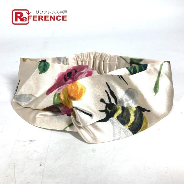 美品 GUCCI グッチ フローラ ヘッドバンド ヘアアクセサリー ヘアバンド マルチカラー レディ...