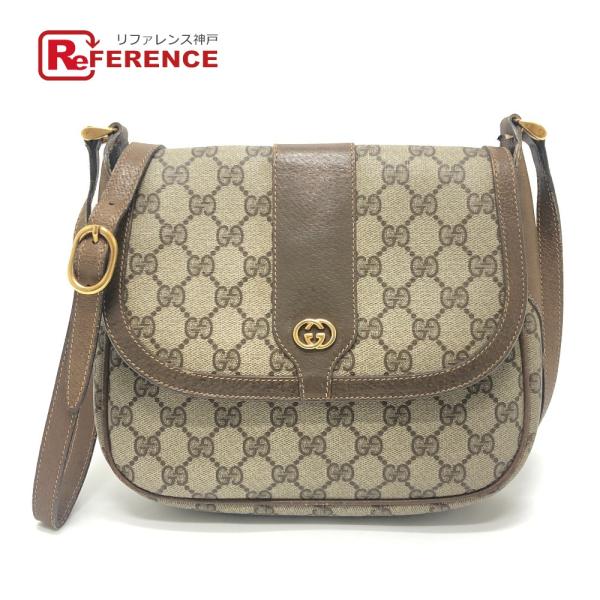 GUCCI グッチ オールドグッチ ヴィンテージ GG インターロッキングG カバン 斜め掛け ショ...
