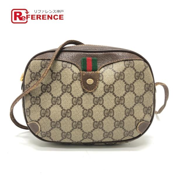 GUCCI グッチ オールドグッチ ポシェット カバン バッグ ショルダーバッグ ベージュ レディー...