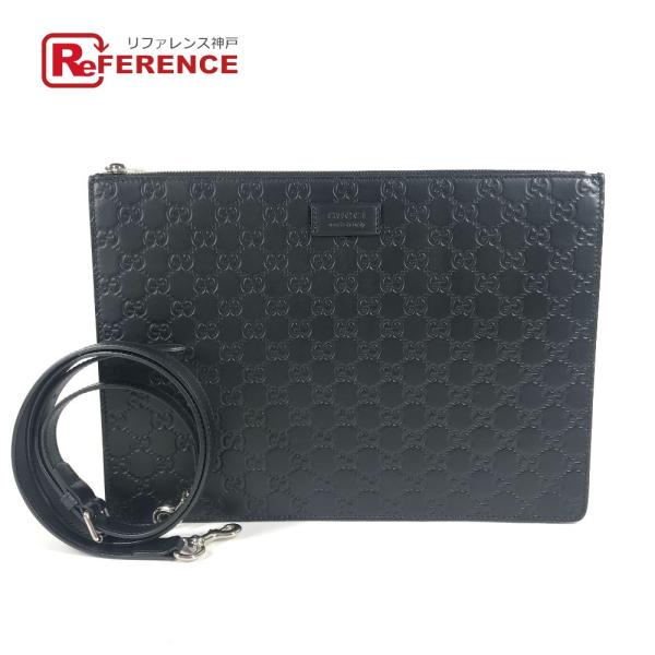 新品同様 GUCCI グッチ 429004 グッチシマ GG ロゴ 斜め掛け カバン 2WAYバッグ...