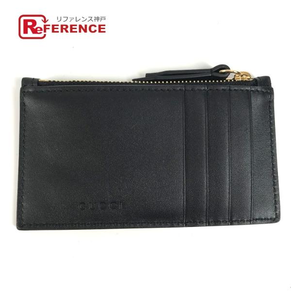 新品同様 GUCCI グッチ 431715 ロゴ フラグメントケース 財布 小銭入れ コインケース ...