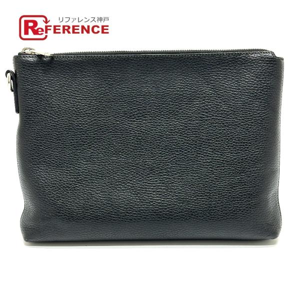 GUCCI グッチ 387075 コスモポリス ストラップ クラッチバッグ ブラック メンズ【中古】