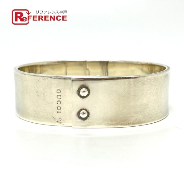 GUCCI グッチ ロゴ ヴィンテージ アクセサリー バングル シルバー レディース【中古】