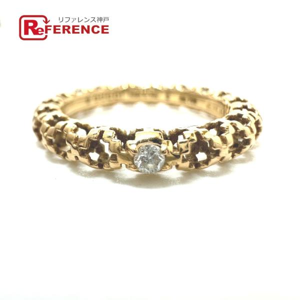 GUCCI グッチ 1Pダイヤ リング・指輪 ゴールド レディース【中古】