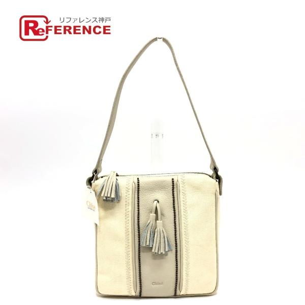 新品同様 Chloe クロエ ロゴ フリンジ ライセンス品 肩掛けバッグ 西川ライセンス トートバッ...